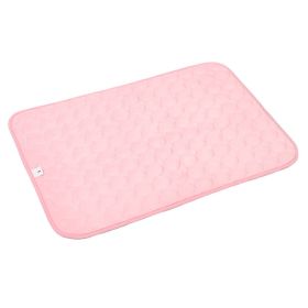Double-sided Thermal Dog Bed Mat (Option: Pink-S)
